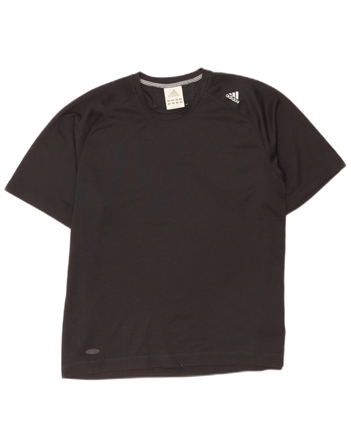Adidas Herre T-Shirt Top Stor Sort Polyester
