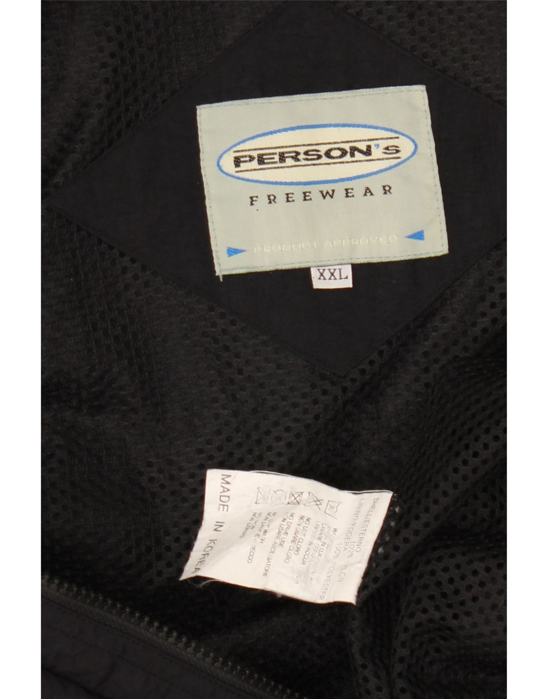 Persons Herre Utility Gilet UK 44 2XL Sort Nylon