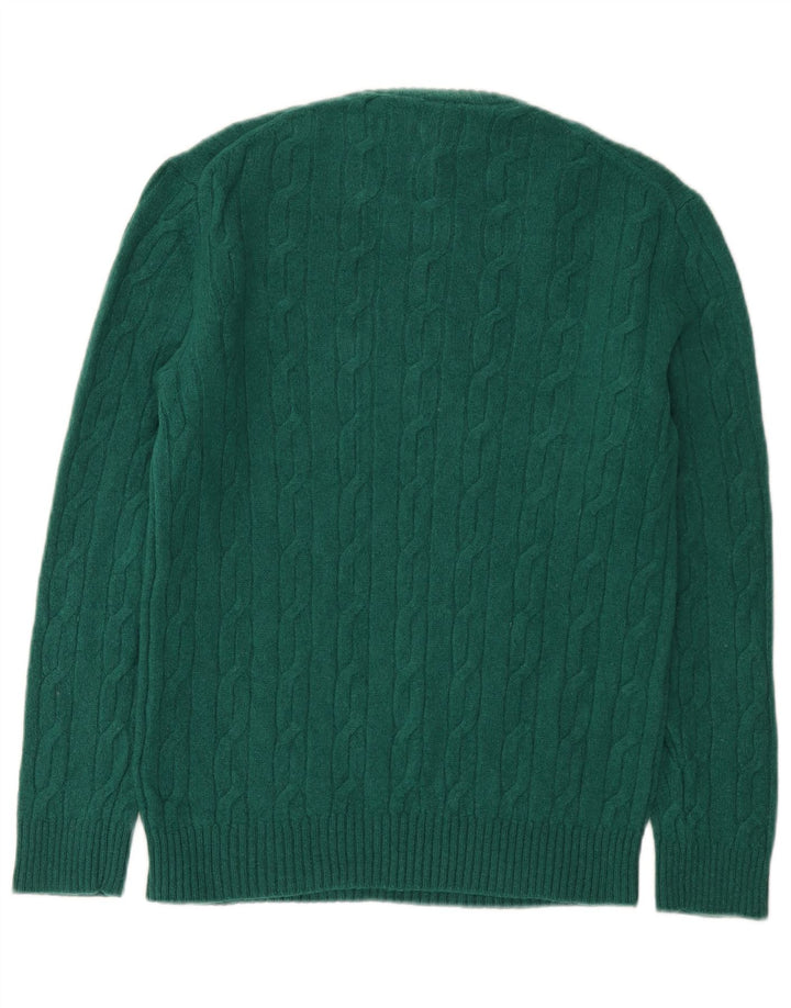 Gant Herre Regular Fit Jumper Sweater med rund hals lille grøn uld