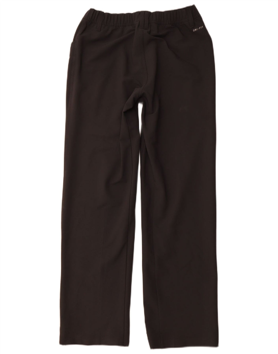 NIKE Dri Fit Straight Casual Bukser Små W27 L31 Grå Polyester