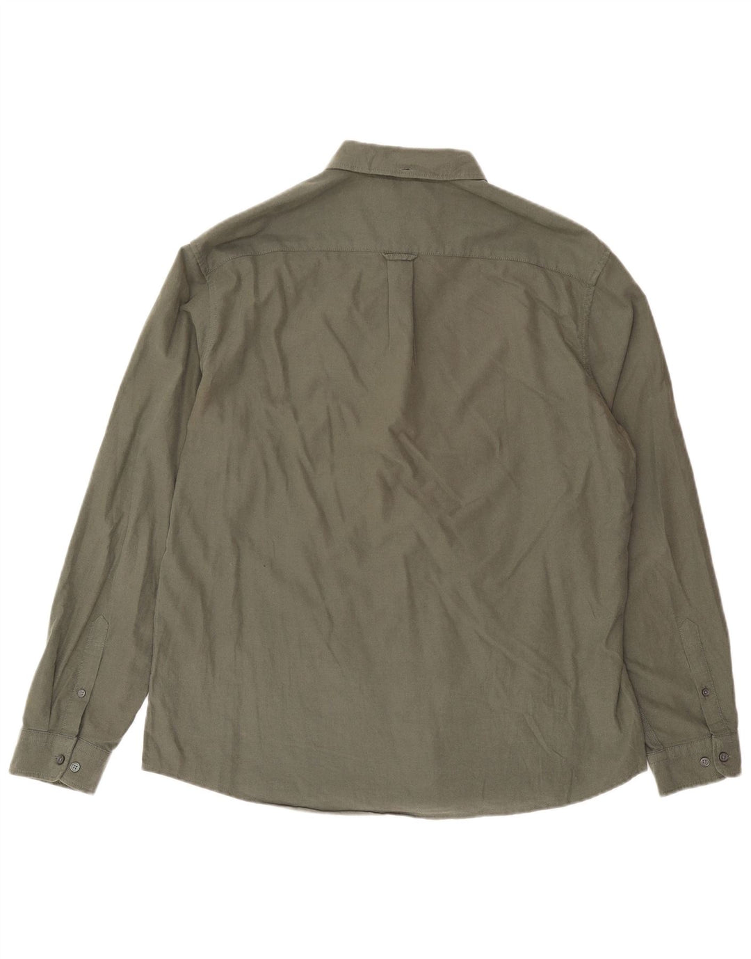 Marks & Spencer Herreskjorte XL Khaki Bomuld