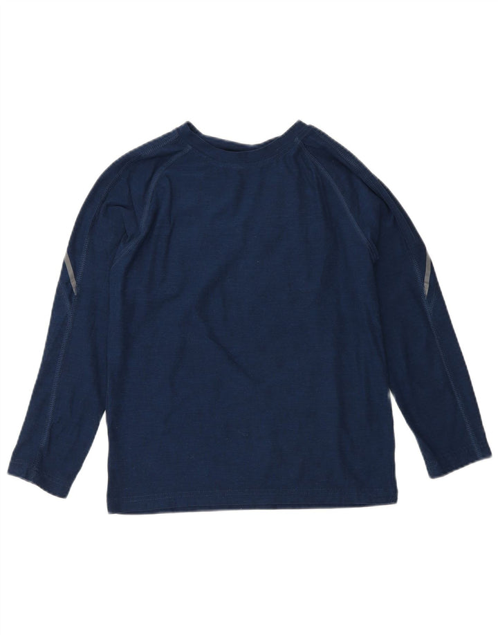 Russell Athletic Boys Dri-Power Top Langærmet 7-8 år Medium Navy Blue