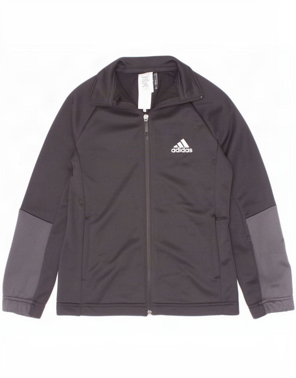 Adidas Boys Aeroready Tracksuit Topjakke 7-8 år Sort Colourblock