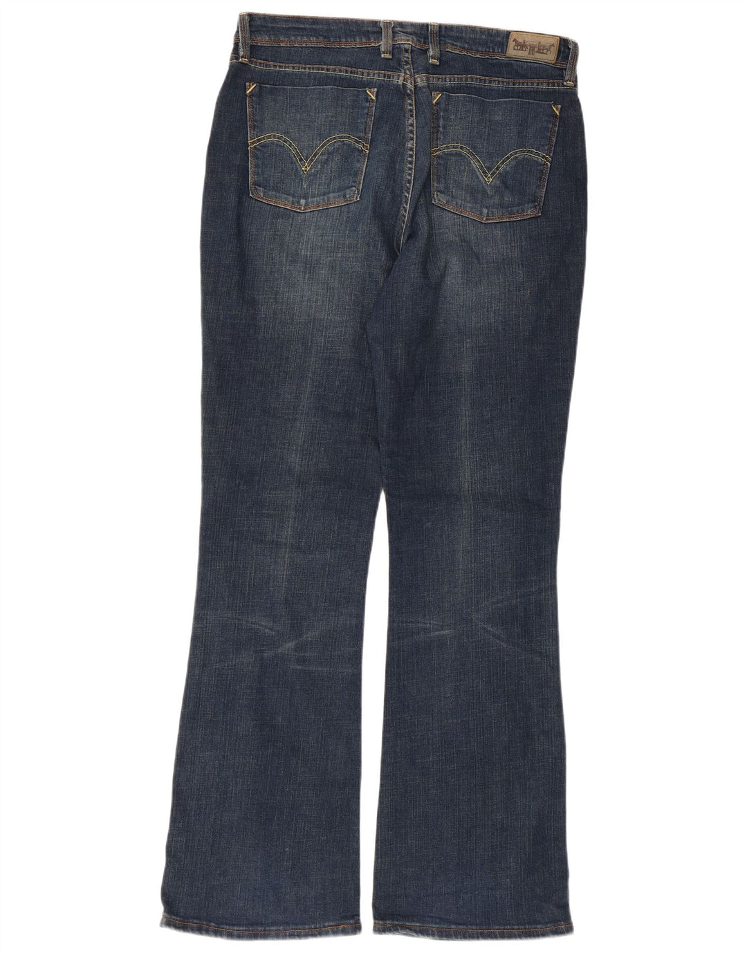 Levi's Dame 629 Bootcut Jeans W34 L32 Blå Bomuld