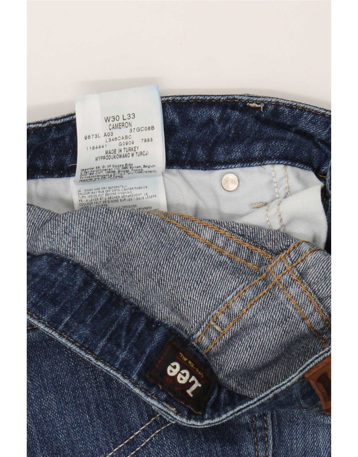 Lee Herre Cameron Straight Jeans W30 L29 Blå Bomuld