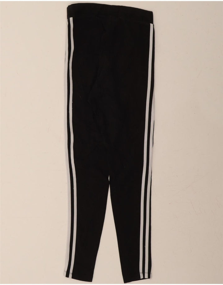 ADIDAS Womens Leggings UK 8 Small  Black Cotton Vintage Adidas and Second-Hand Adidas from Messina Hembry 