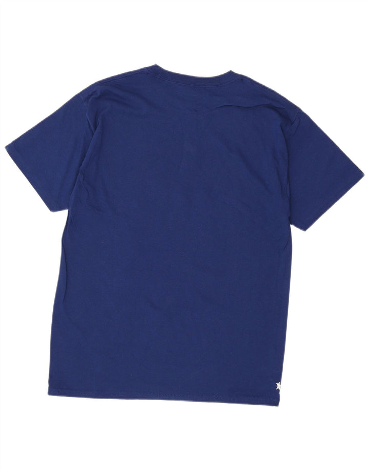 CHAMPION Herre grafisk T-shirt Top Medium Navyblå Bomuld