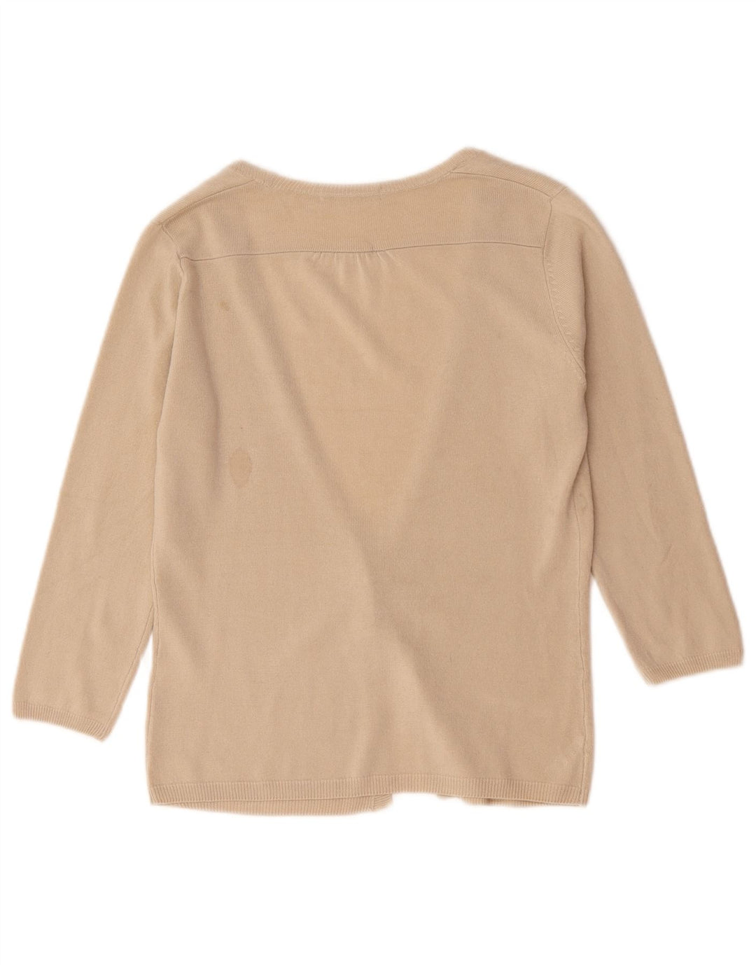 Marks & Spencer Dame Cardigan Sweater UK 10 Small Beige Acryl