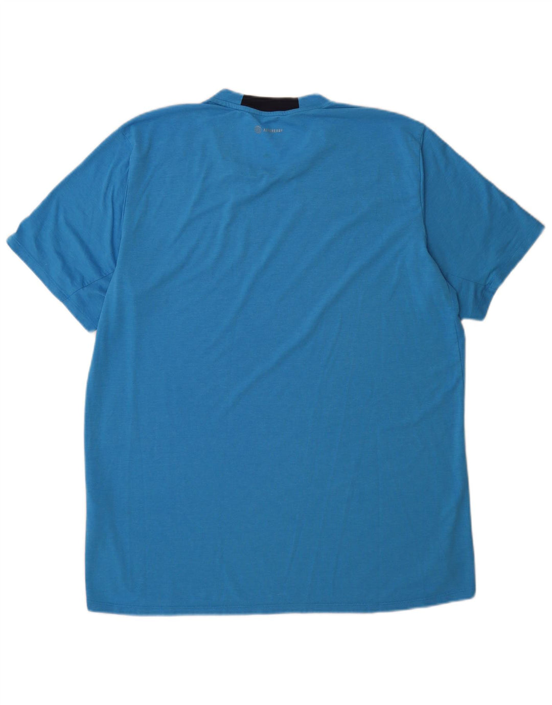 Adidas Herre T-Shirt Top XL Blå Polyester