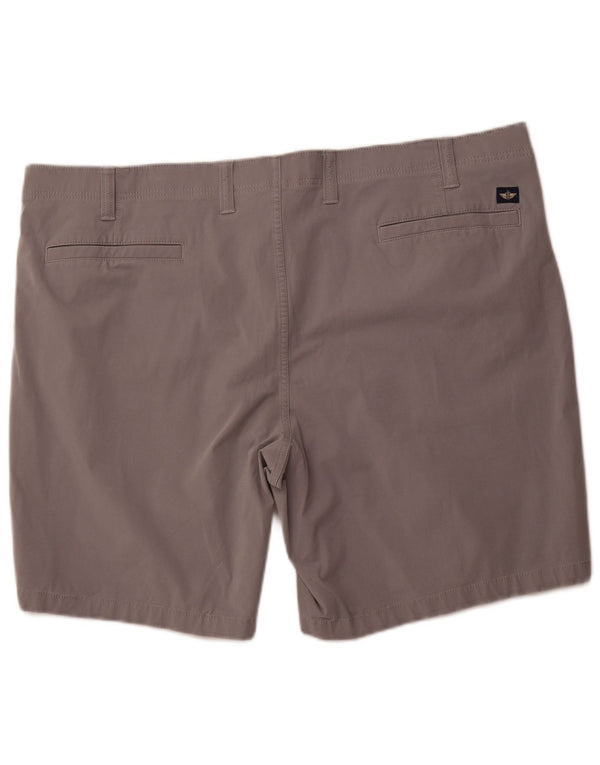 DOCKERS Chino Shorts til mænd W48 4XL Grå Bomuld