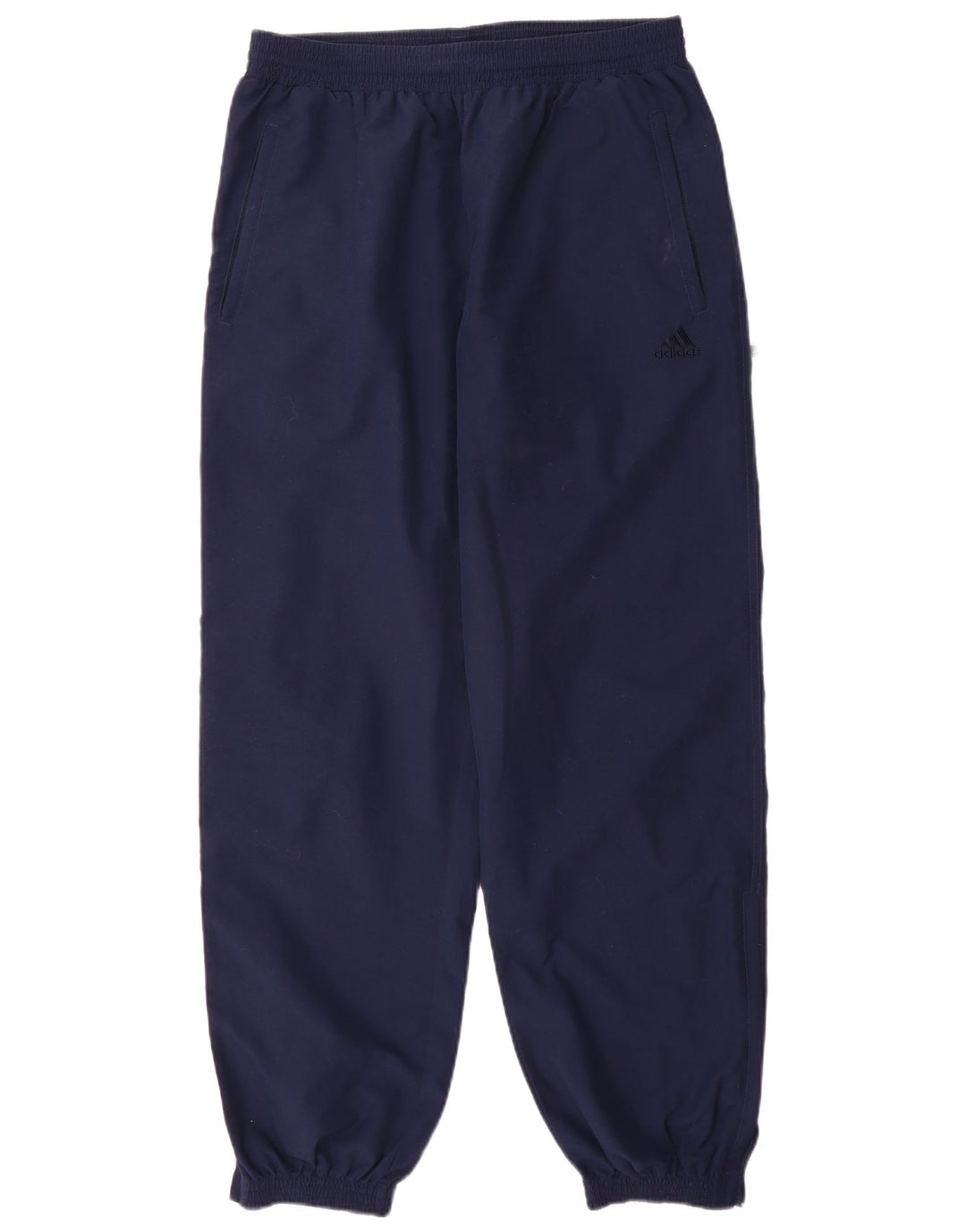 ADIDAS Mens Tracksuit Trousers Joggers Large  Navy Blue Polyester