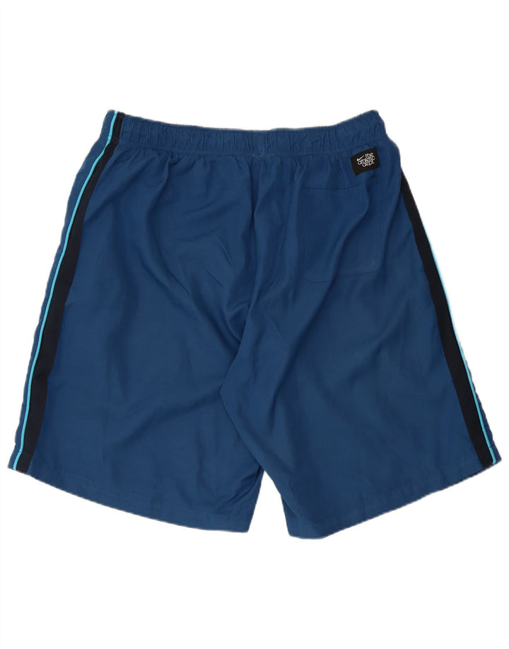 Nike Badeshorts til mænd 2XL Blå Colourblock Polyester