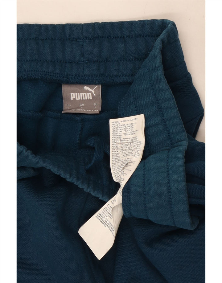 Puma Træningsdragt bukser til mænd Joggers Store blå bomuld