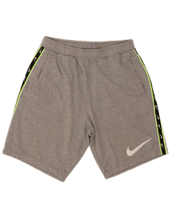 NIKE Mens Graphic Sport Shorts Medium  Grey Colourblock Cotton