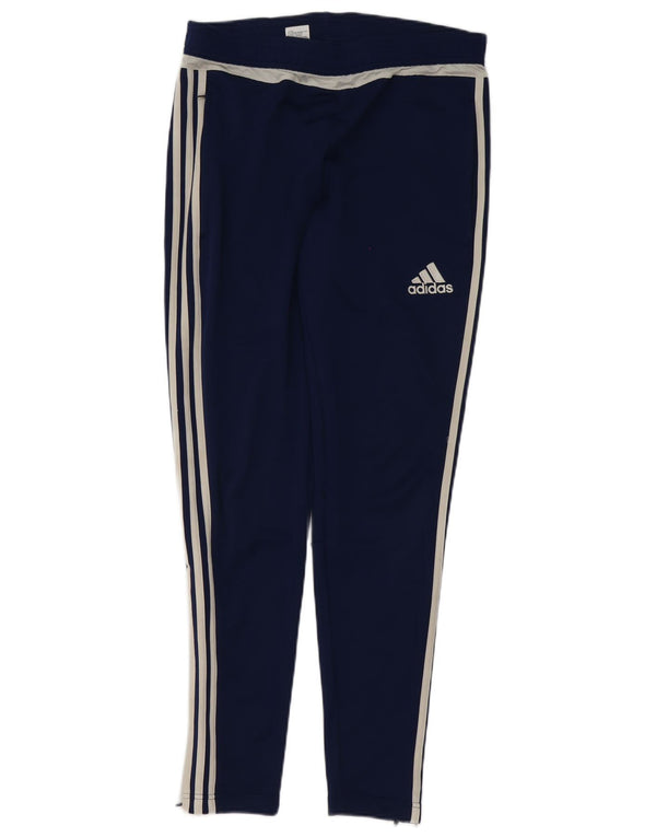 Adidas Herre Climacool Leggings Small Navy Blue Polyester