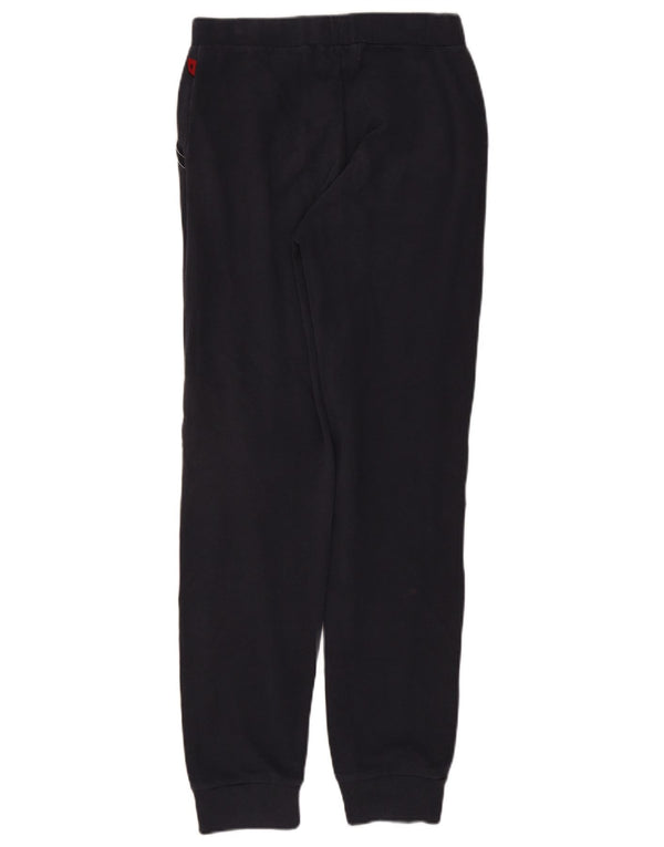 Kappa Dame træningsdragt Bukser Joggers UK 10 Small Navy Blue Cotton