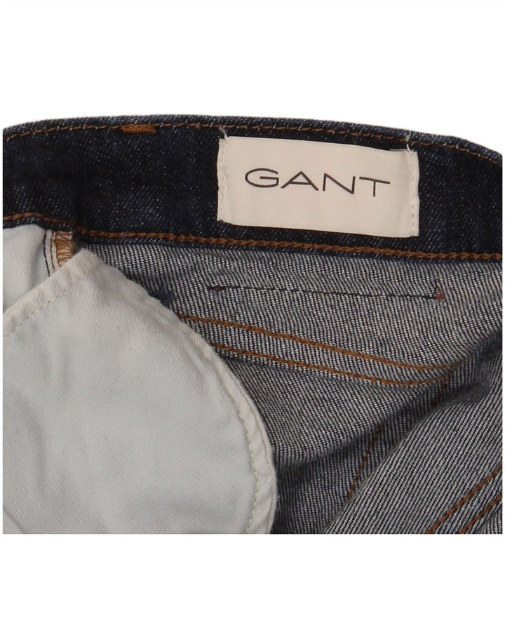 Gant Herre Regular Fit Straight Jeans W32 L34 Marineblå Bomuld