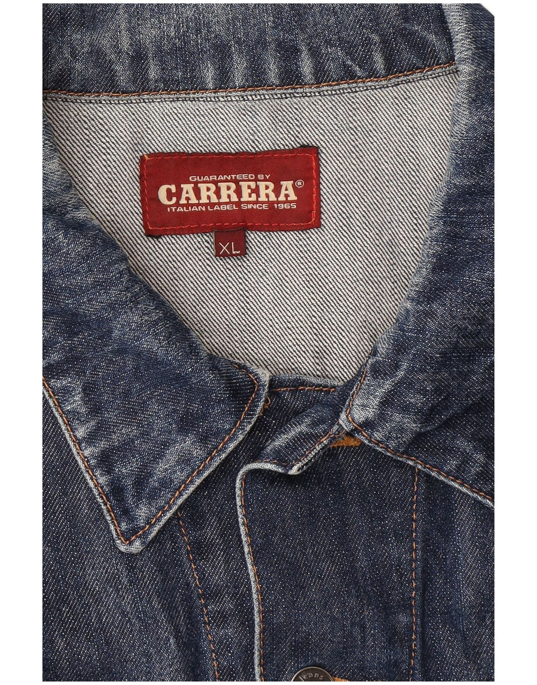 Carrera Herre denimjakke UK 42 XL Navy Blue Bomuld