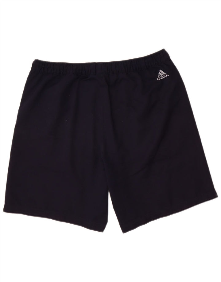 Adidas Herre grafiske sportsshorts store marineblå polyester