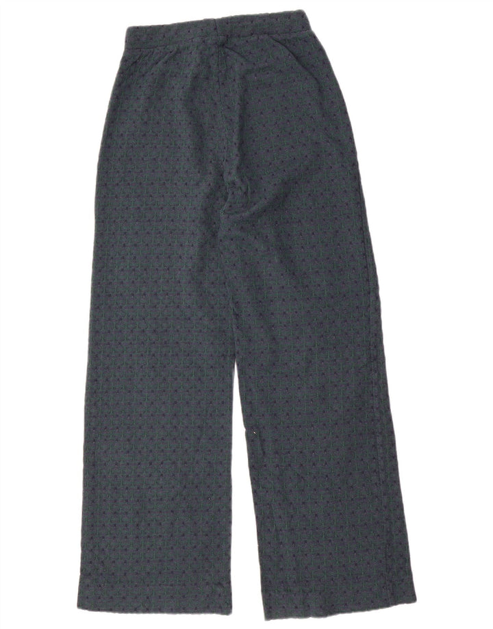 Zara Træningsdragtsbukser til kvinder UK 10 Small Green Geometric