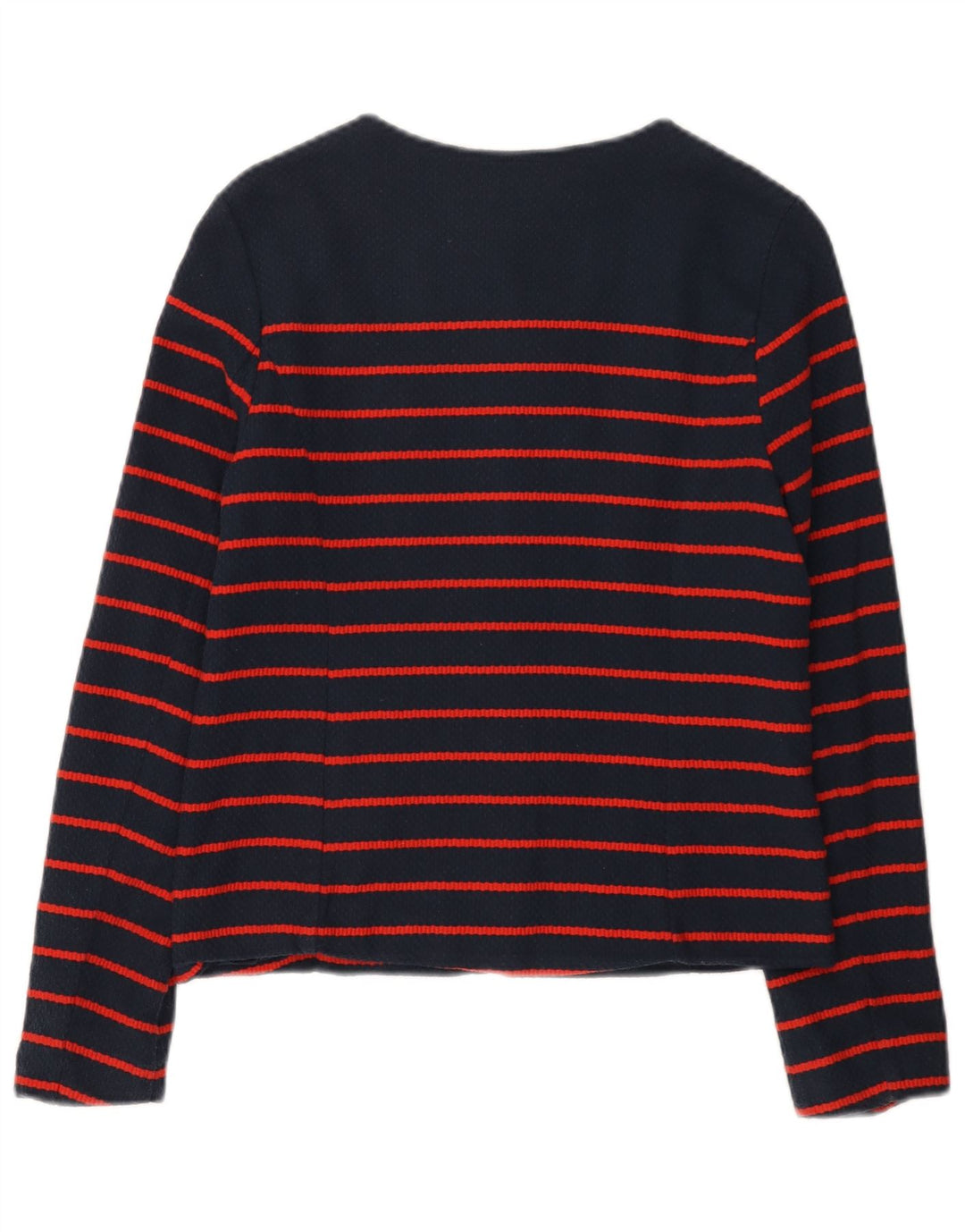Tommy Hilfiger Dame Bomber Jacket UK 6 XS Marineblå Stribet