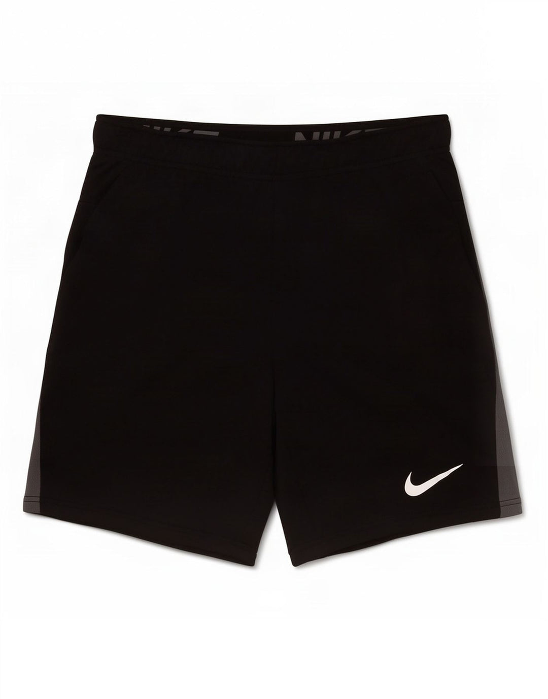 Nike Herre Dri Fit Sportshorts Medium Sort Colourblock Polyester