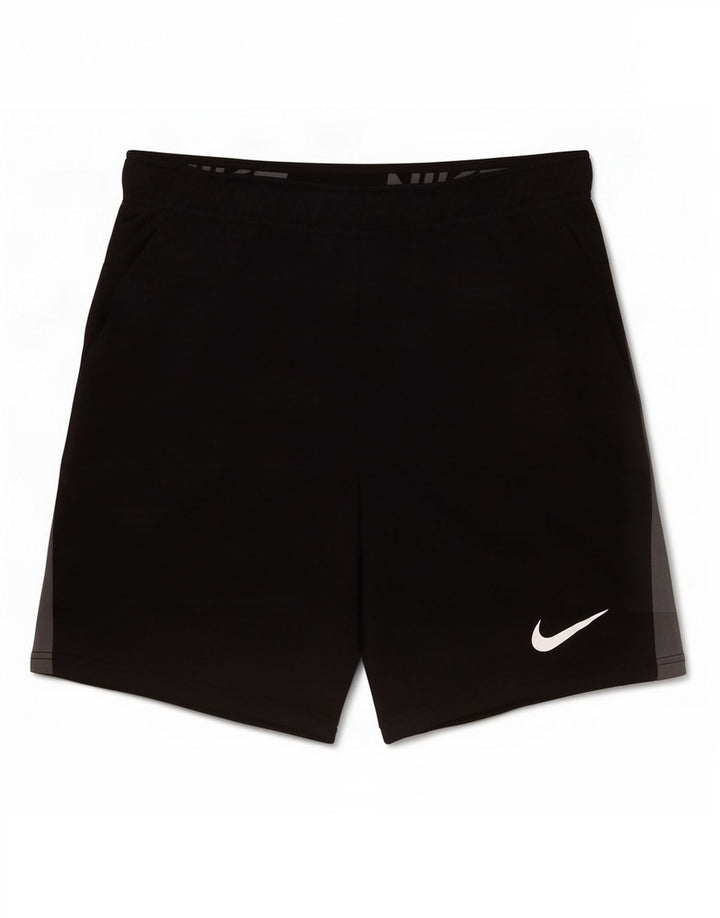 Nike Herre Dri Fit Sportshorts Medium Sort Colourblock Polyester