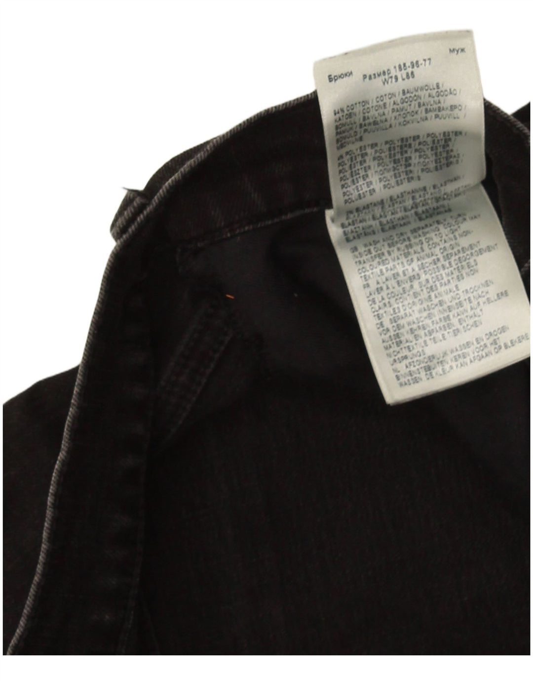 Lee Herre Luke Slim Jeans W31 L31 Sort Bomuld