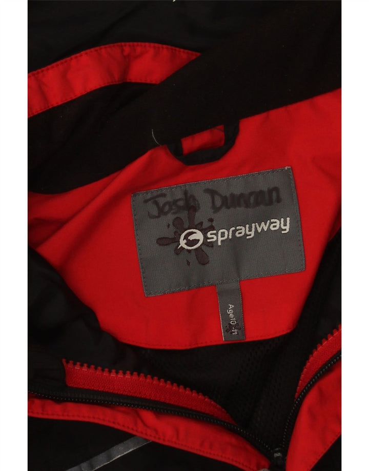 Sprayway piger hætte vindjakke 10-11 år sort polyester