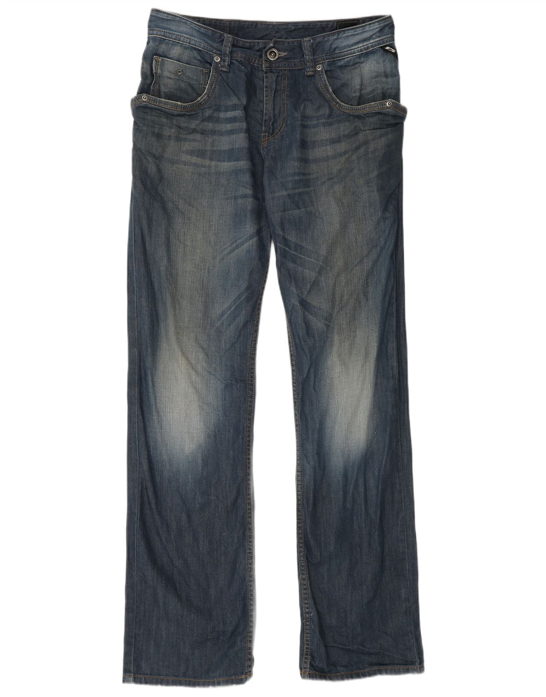 JACK & JONES Straight jeans til mænd W32 L34 Blå