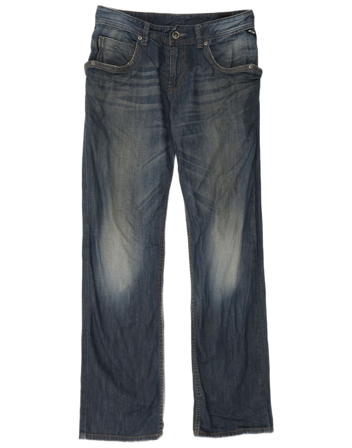 JACK & JONES Straight jeans til mænd W32 L34 Blå