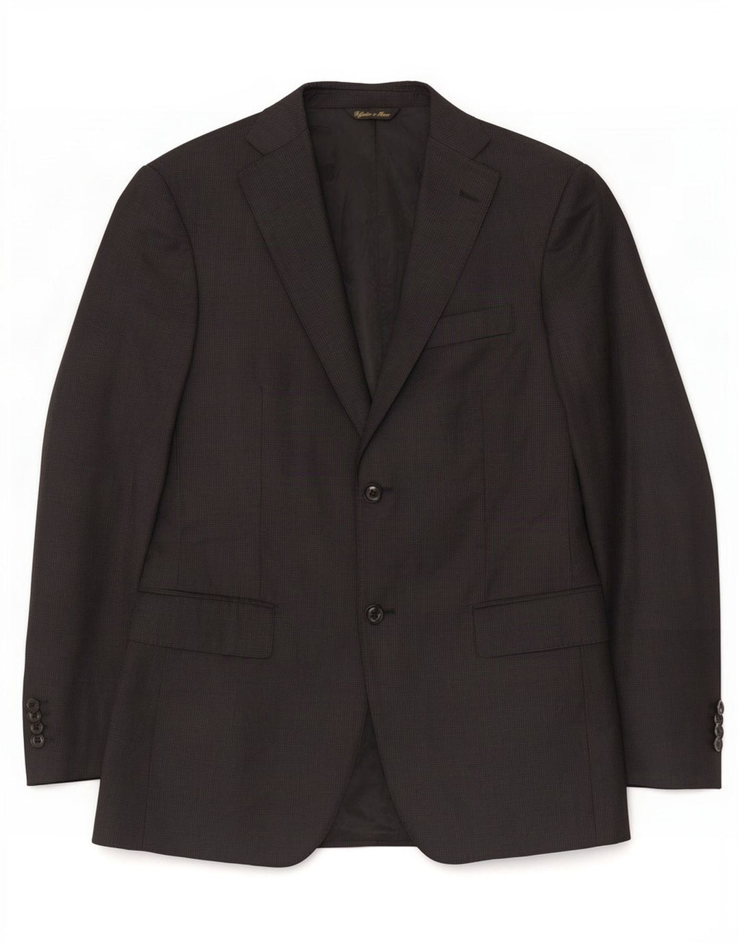 Loro Piana Herre 2-knaps blazerjakke IT 48 Medium Sort Virgin Wool