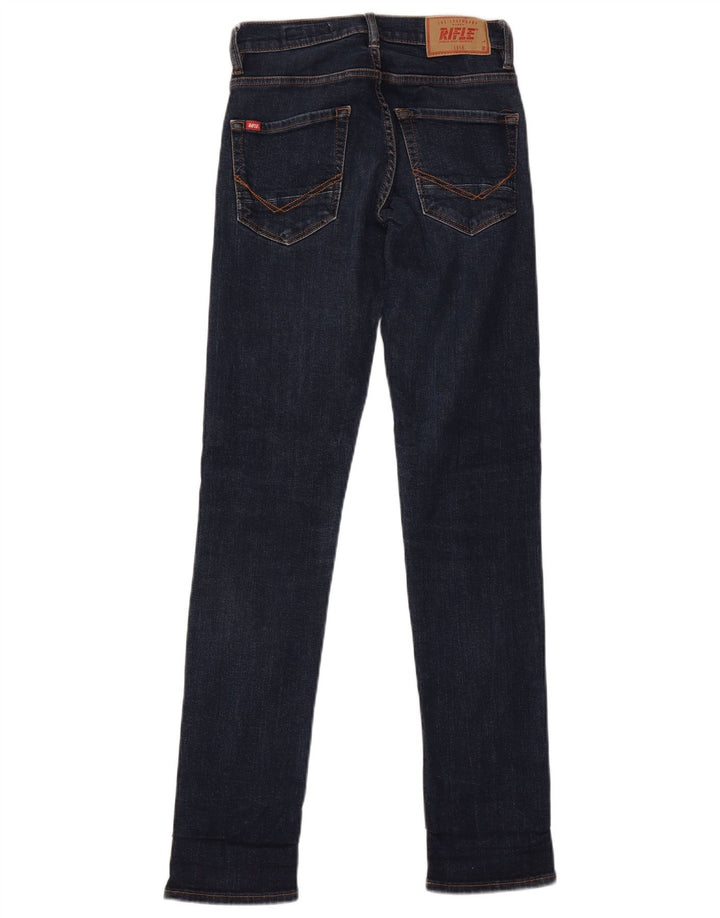 Rifle Dame Slim Jeans W28 L32 Marineblå Bomuld