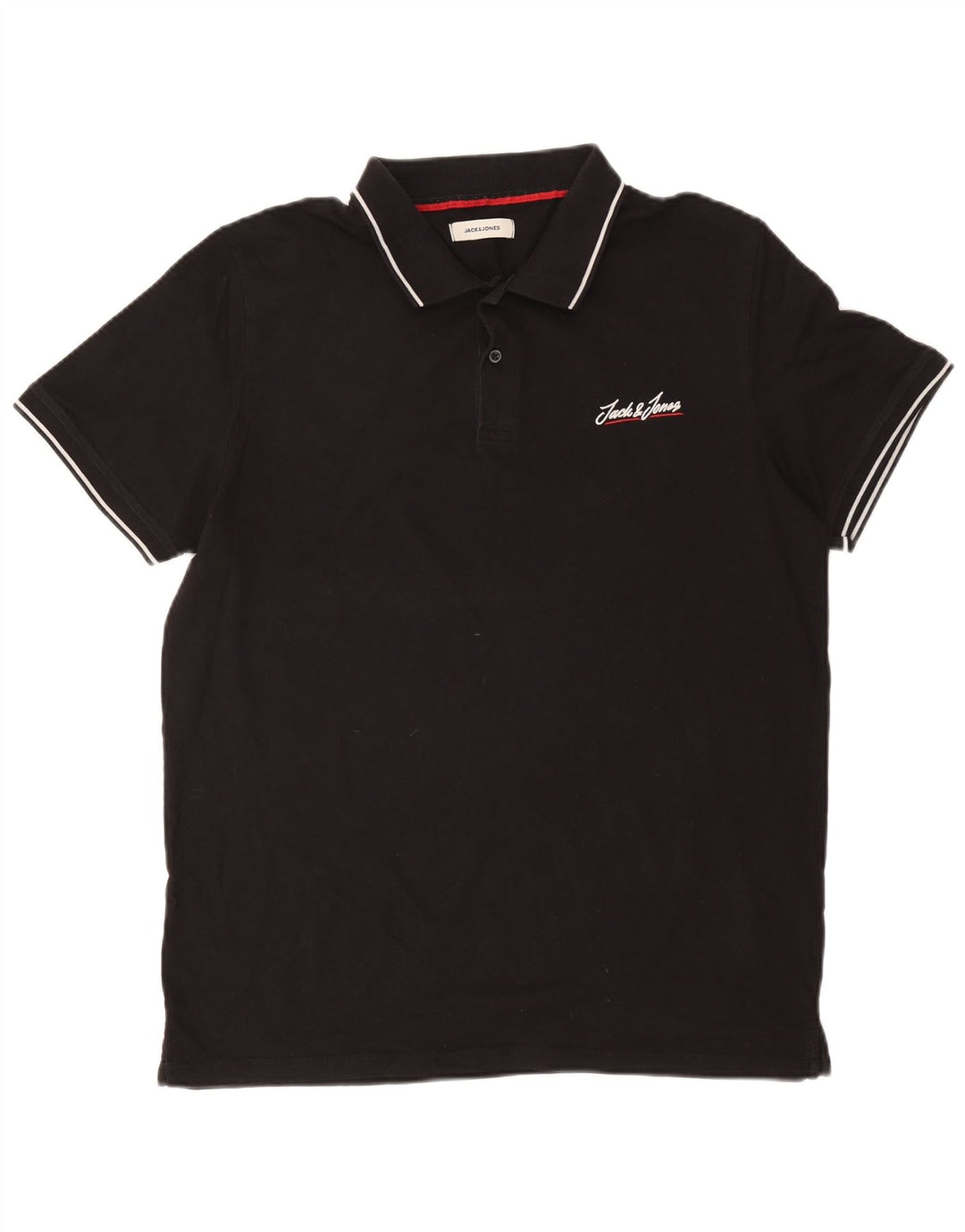 Jack & Jones herre poloshirt XL sort bomuld