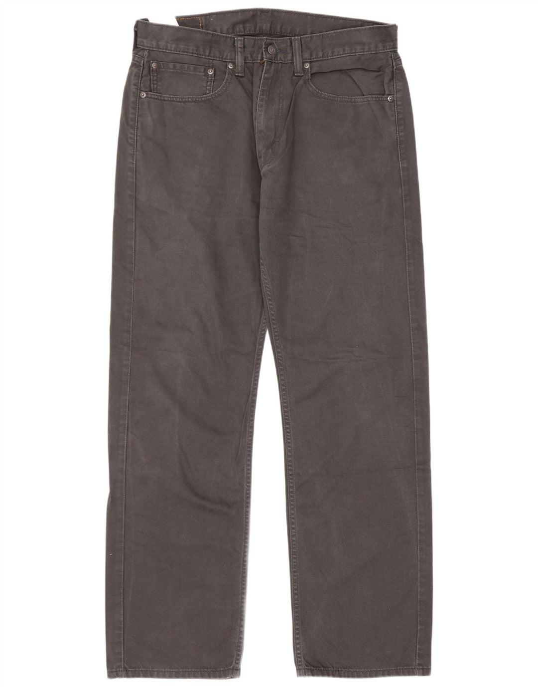 Levi's Herre 505 Straight Jeans W34 L32 Grå Bomuld