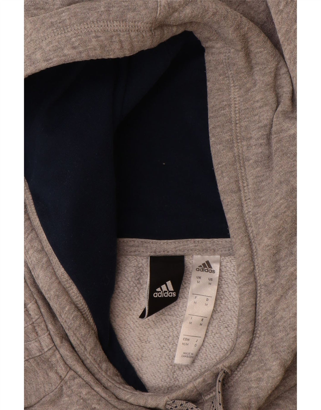 ADIDAS Grafisk hættetrøje til mænd Medium Flerfarvet Colourblock Bomuld