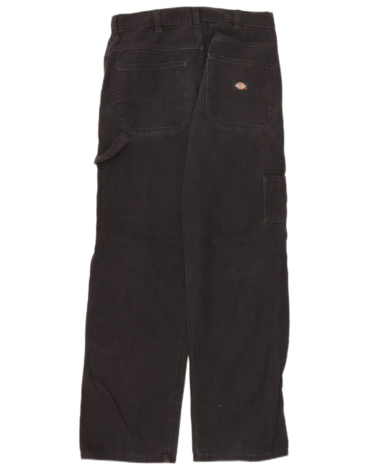 Dickies Straight Cargo bukser til mænd W30 L32 Sort bomuld