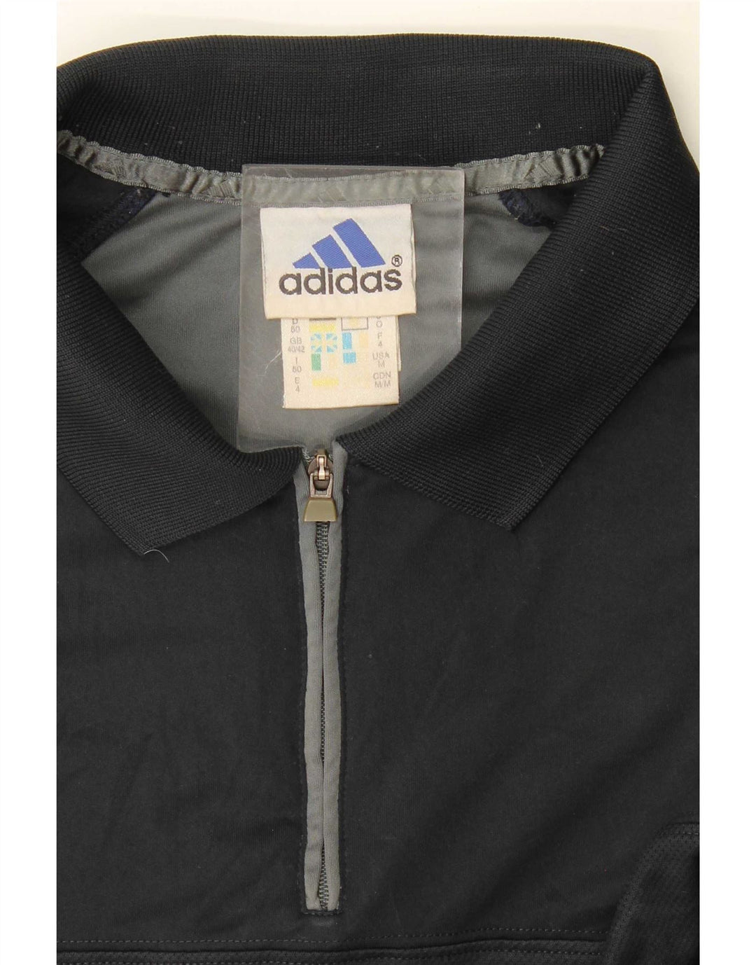 Adidas Climalite poloshirt til mænd UK 40/42 Medium Navyblå polyester