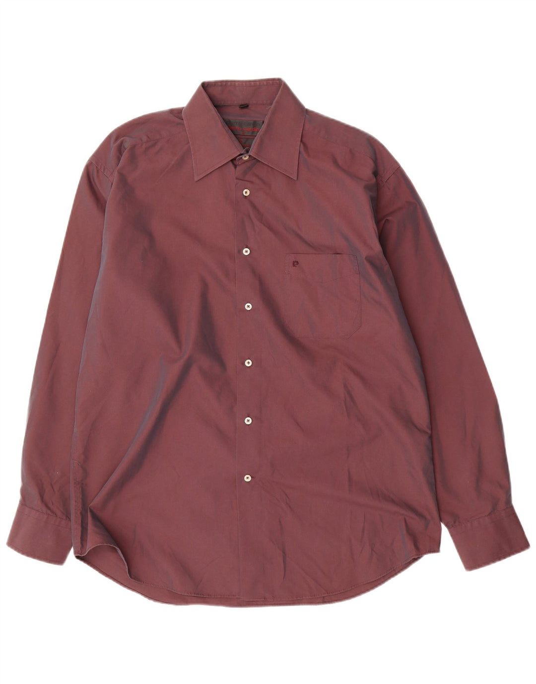 Pierre Cardin herreskjorte str. 39/40 Medium Bourgogne bomuld