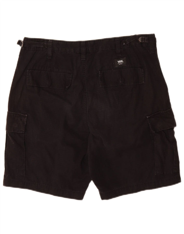 Vans Herre Cargo Shorts W32 Medium Sort Bomuld