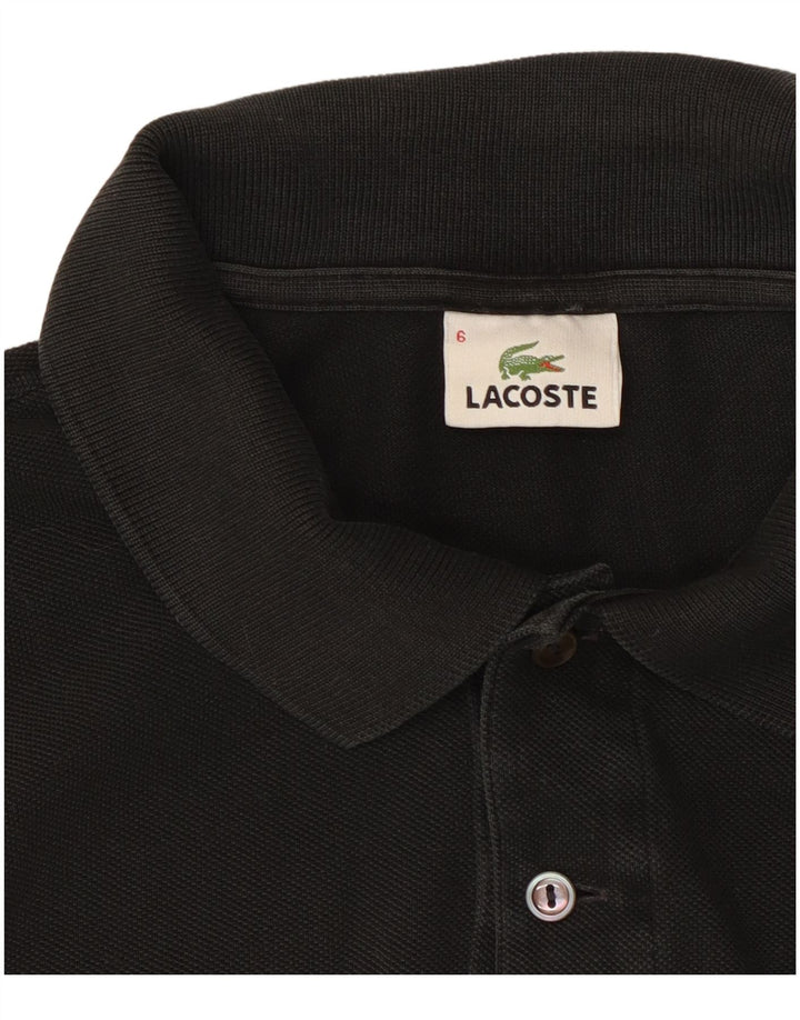 Lacoste herre poloskjorte str. 6 XL Sort bomuld