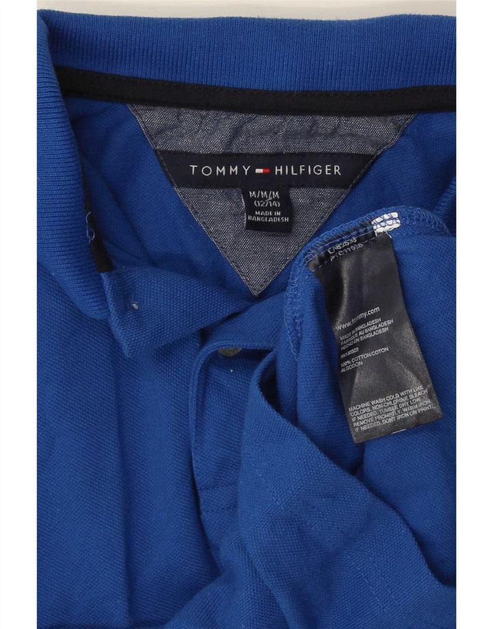 Tommy Hilfiger drenge poloskjorte 12-13 år Medium blå bomuld