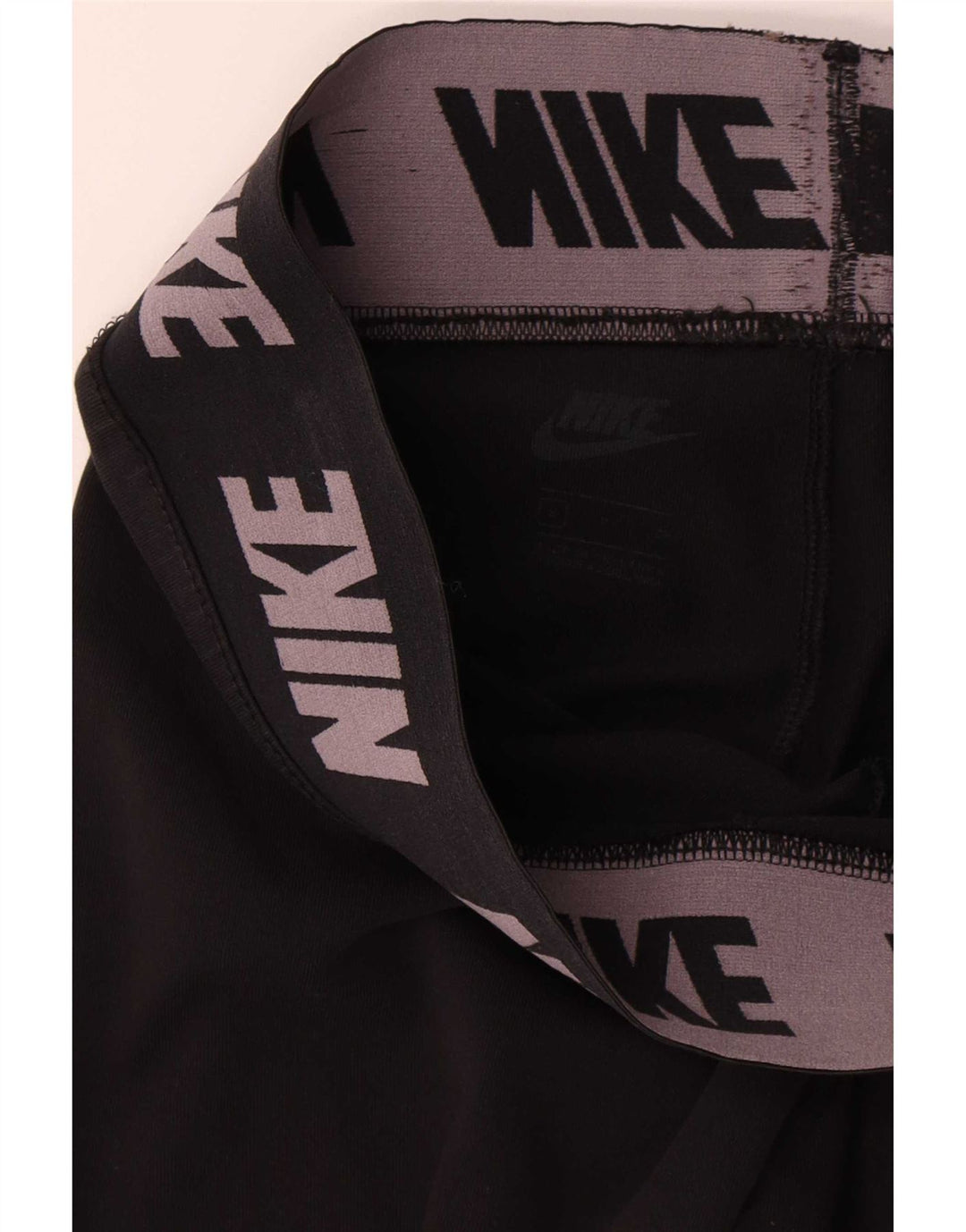 Nike Dame Grafiske Leggings UK 8 Lille Sort