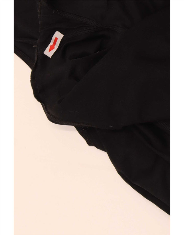 Nike Dame Dri Fit Grafiske Leggings UK 14 Medium Sort Polyester