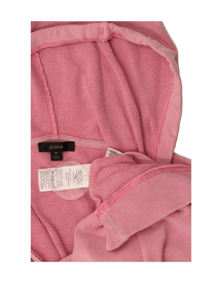 J. CREW Womens Hoodie Jumper UK 14 Medium Pink Cotton Vintage J. Crew and Second-Hand J. Crew from Messina Hembry 