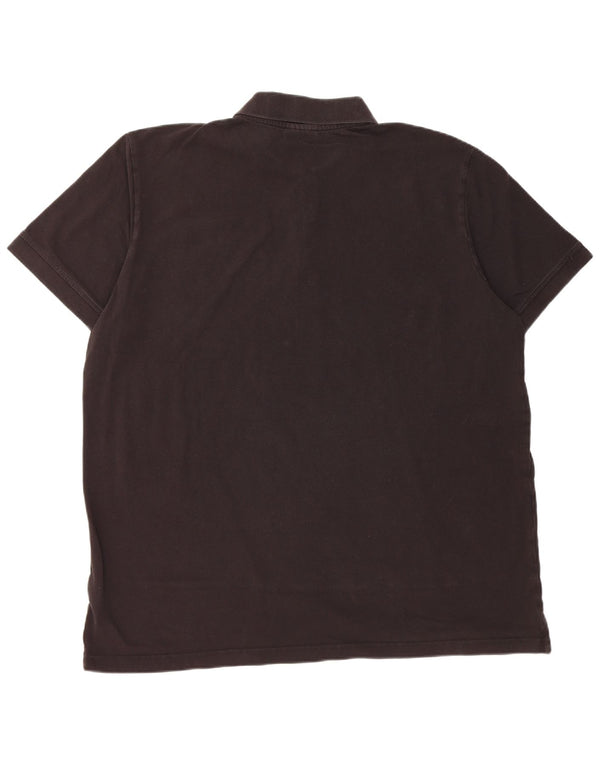 Kappa herre poloshirt 3XL sort bomuld