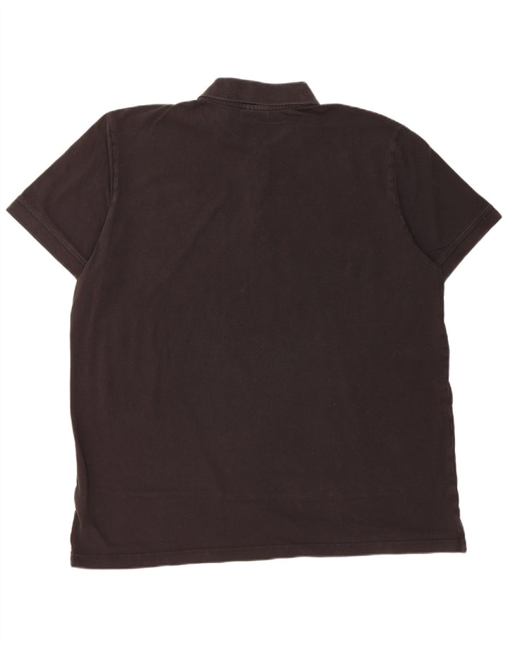 Kappa herre poloshirt 3XL sort bomuld