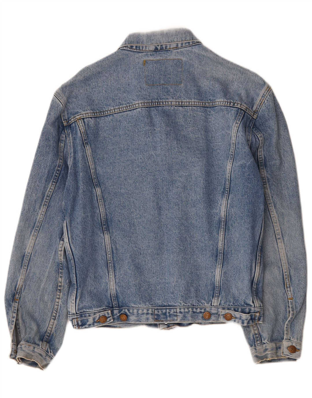 Vintage Herre denimjakke UK 38 Medium Blue Cotton