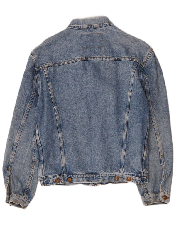 Vintage Herre denimjakke UK 38 Medium Blue Cotton
