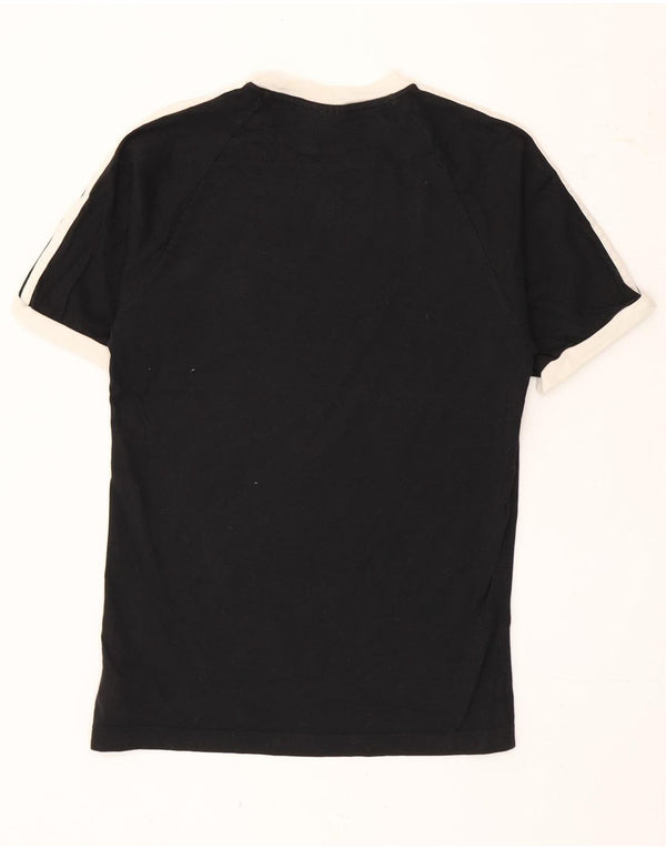 Adidas Herre T-Shirt Top XS Sort Bomuld